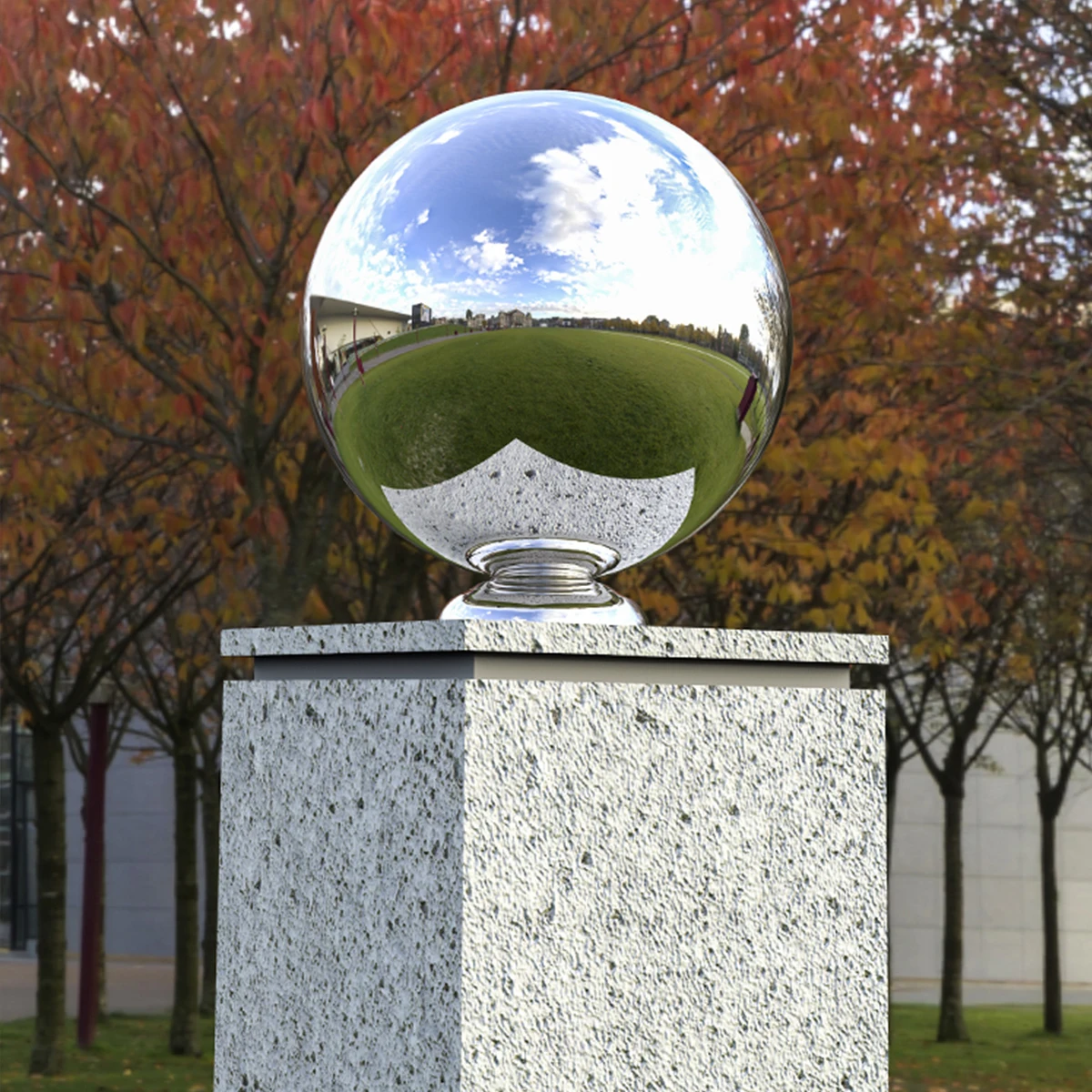 Supply bulk 4 36 inch decorative giant big large chrome hollow metal stainless steel sphere  for sale