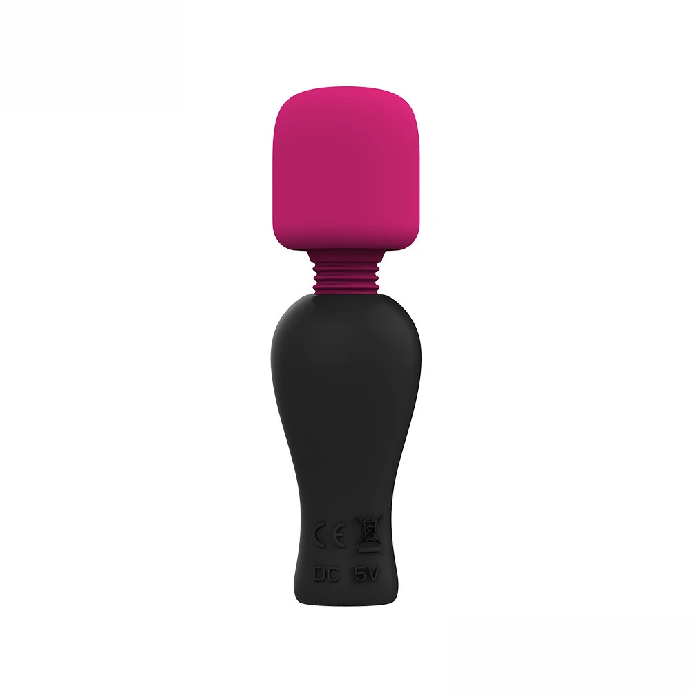 
Hot Selling Silicone USB Reacharge Stong Powerful Handheld Mini Wand Men Women Vibrators Wireless Massager 