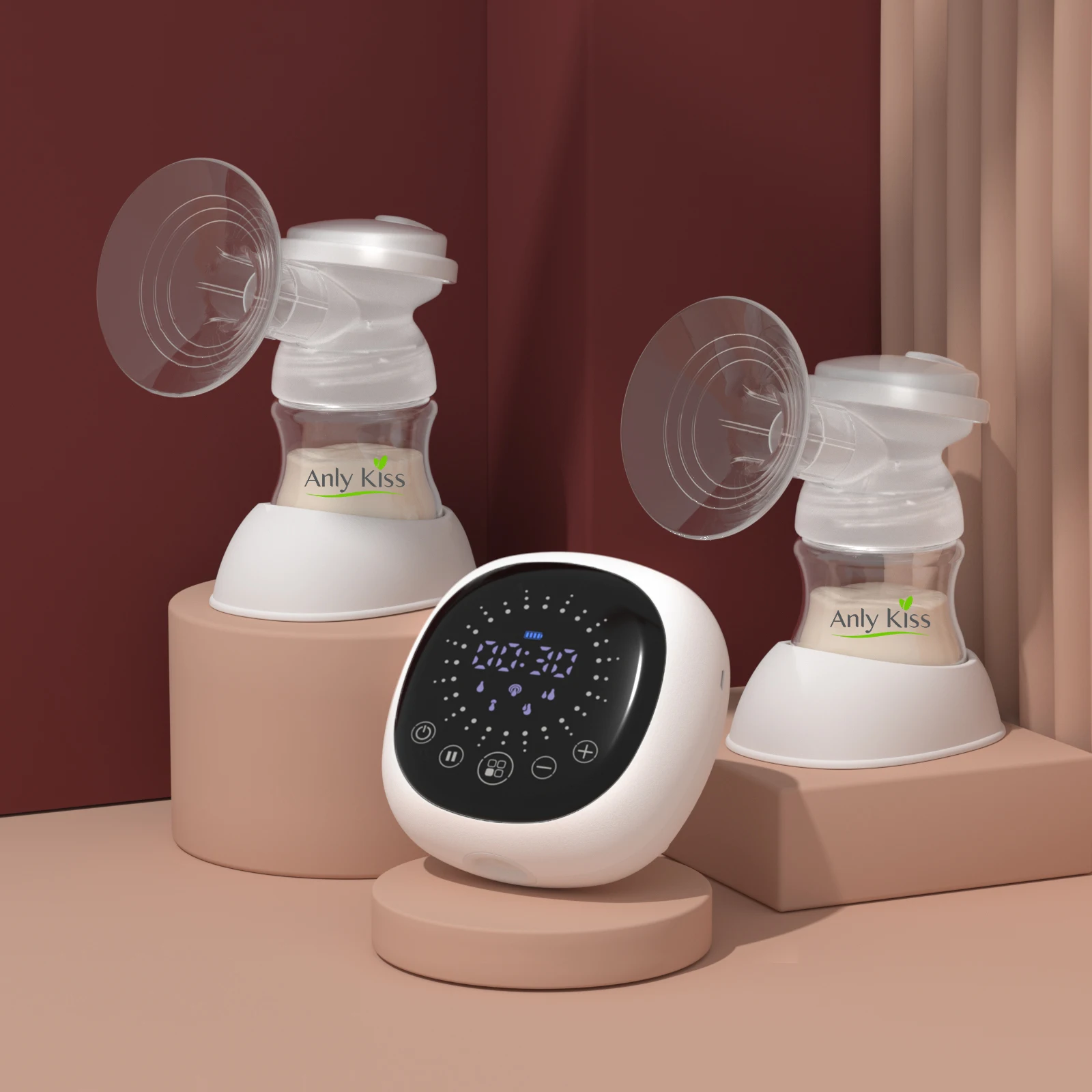 New Hospital Grade Double Breast Pump Milk Feeding Suction Pump Extractor De Leche Materna Rechargeable Dual Breastpump