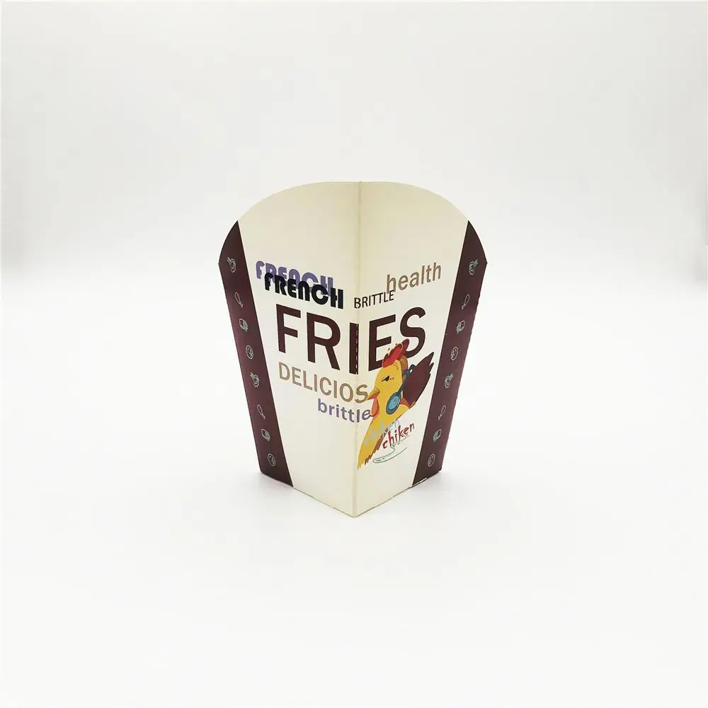 Customized food use recyclable single wallpaper chicken rice flower paper box