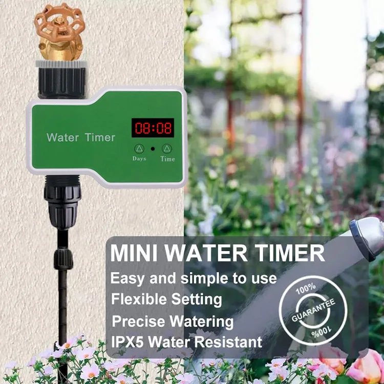 Automatic Irrigation Garden Watering Controller Water Electronic Digital Sprinkler Timer Space Waterproof Gifts Power Outdoor