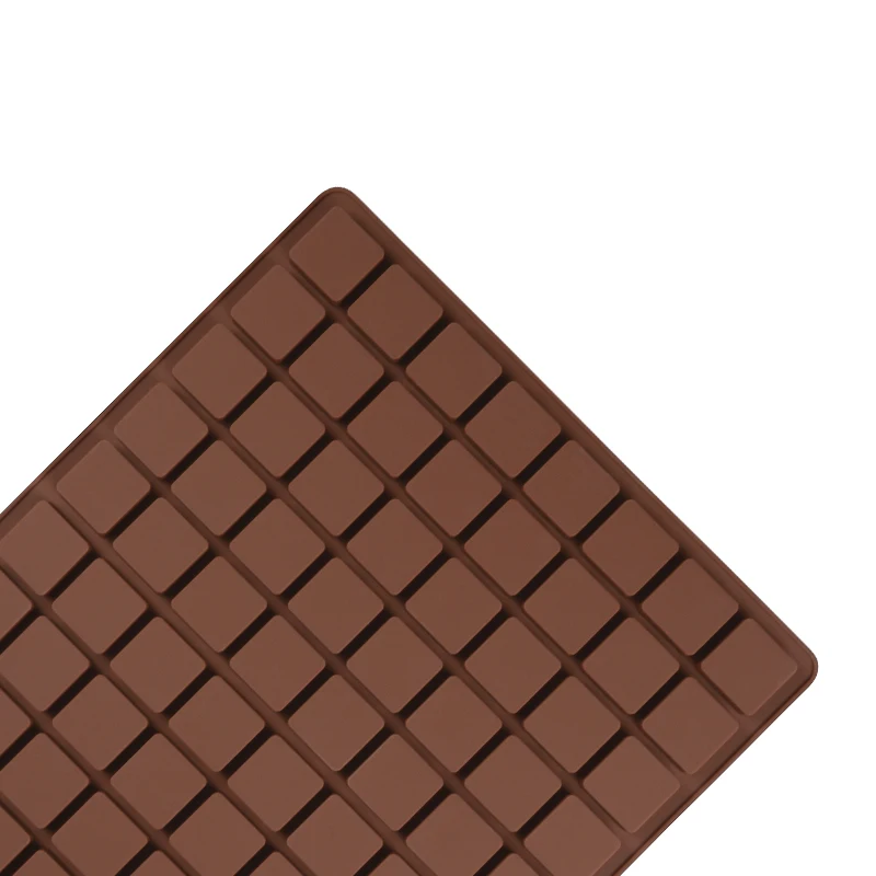 Classical square shape silicone mold for chocolate making soft bpa free chocolate molds baking tools