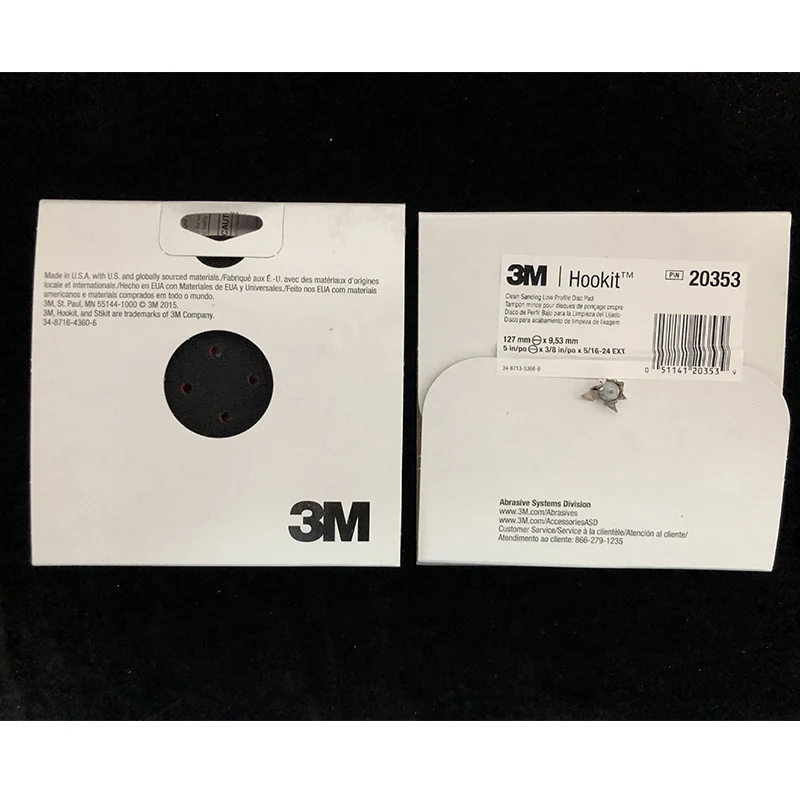 20353 3 inch 75mm Quick Change Roll Lock Red Surface Conditioning Sanding Disc Xtract Low Profile Back-up Pad  Back-up Pads