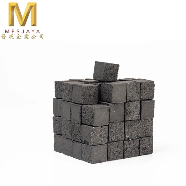 
 Кокосовый уголь высокой плотности 25 мм, Малайзия  