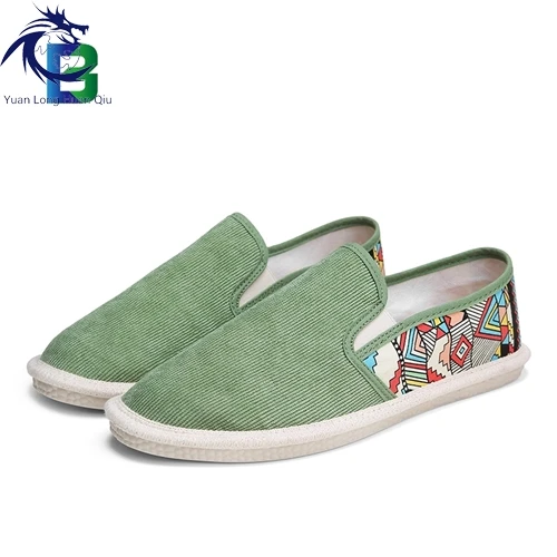 New Classic Style Printing Summer Slip on Lazy shoes Popular Canvas Men Casual Shoes