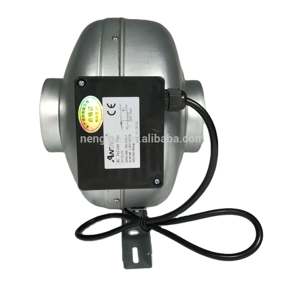 
low noise 110v 220v 230v ac circular duct inline marine tunnel ventilation tube fan 