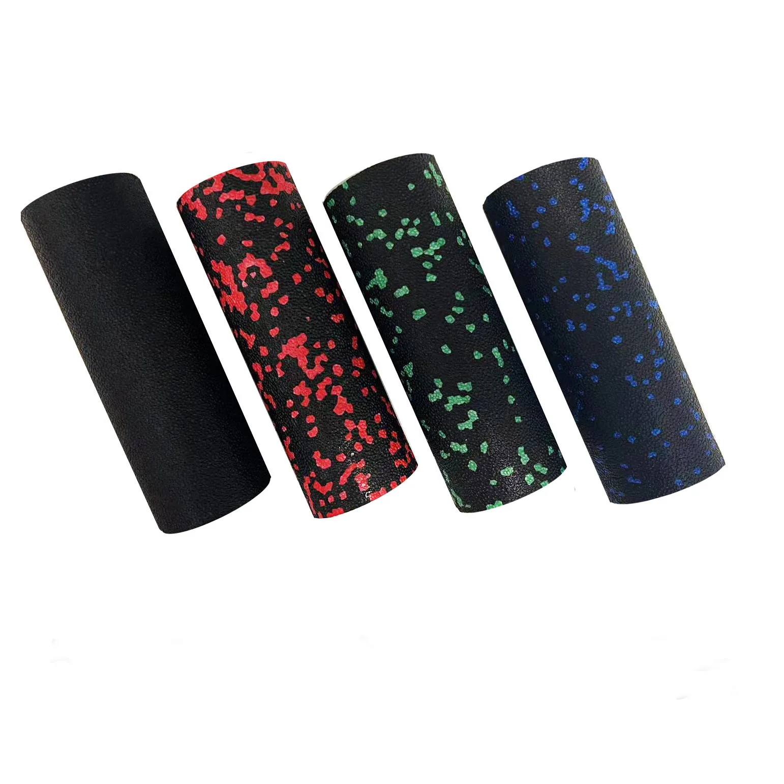 Retractable Athletic Foam Roller Bundle with Wavy Chirp Design, Blue EPE Foam for Back Massage and Personalized Options