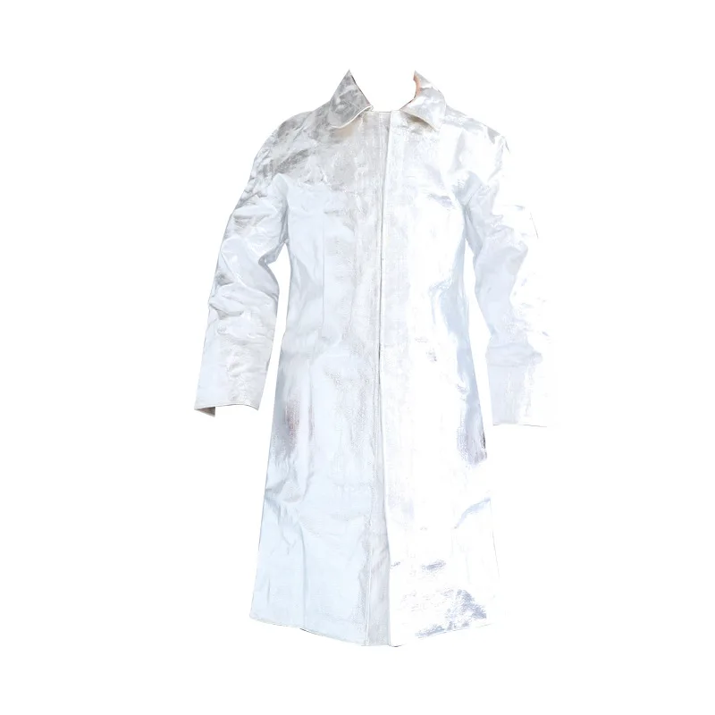 Factory Wholesale High-Temperature Protective Clothing 1000 Degree Aluminum Foil- Coat Heat Insulation Safety Clothing