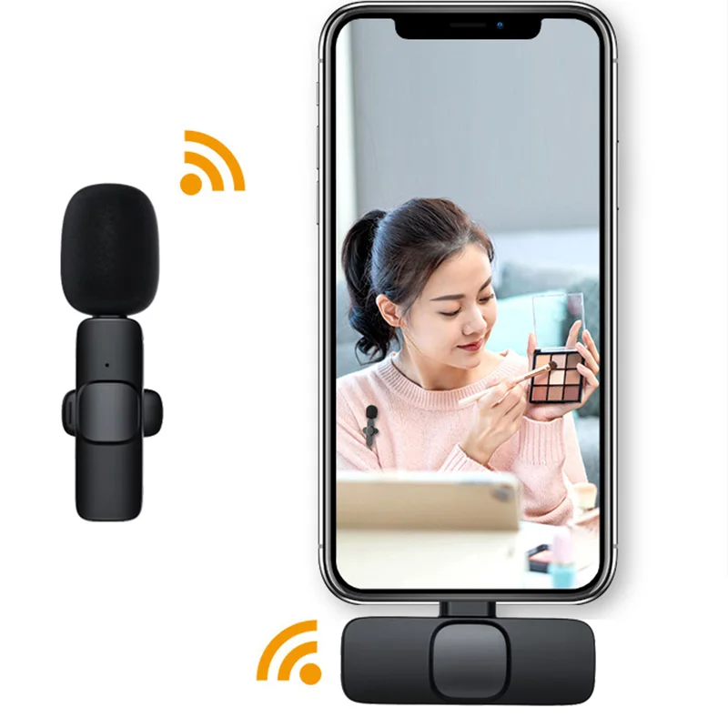 Лидер продаж на Amazon, беспроводной петличный Usb-микрофон 2,4G для iPhone и Android