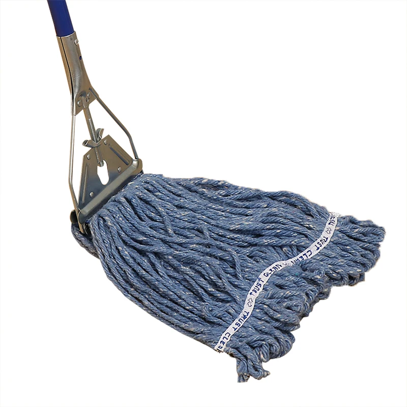 Popular Durable Commercial Mop with Easy to Change Looped-Cut Metal Head and Versatile