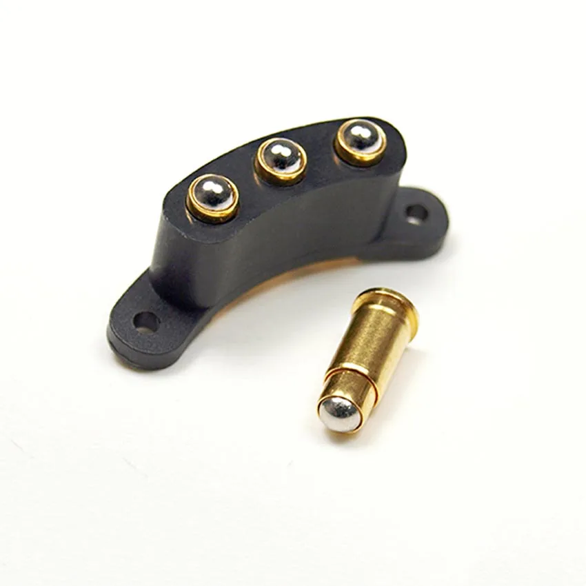 
Custom 3 Pin Pogo Connector Magnetic Connector Brass Pogo Pin 