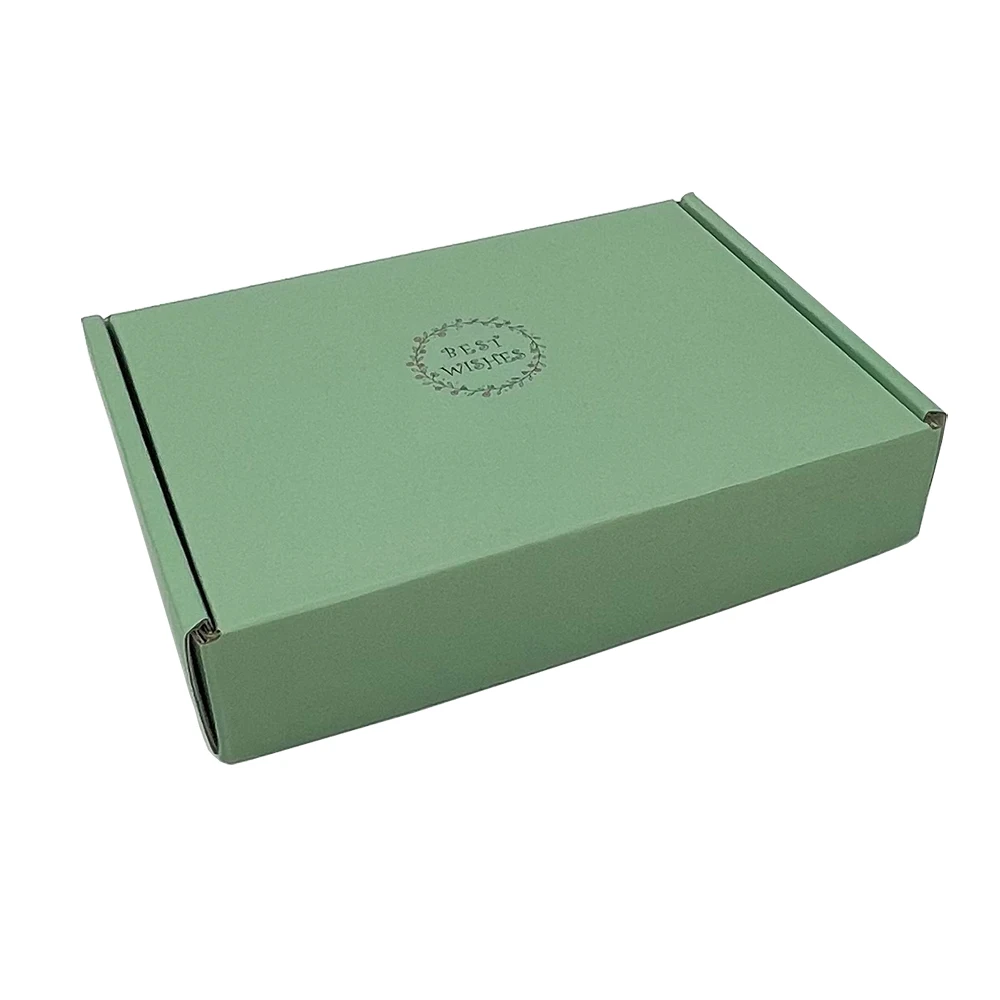 Custom cardboard packaging thin cream mailer box for shipping goods