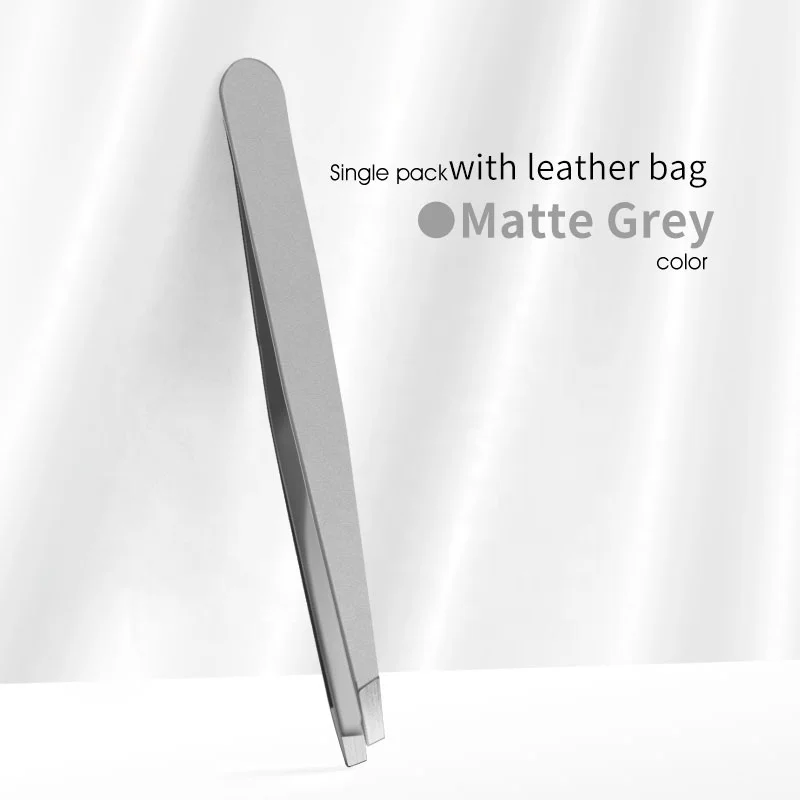 Ingenious tweezers high quality stainless steel eyebrow tweezers with new thinner tip bite tight