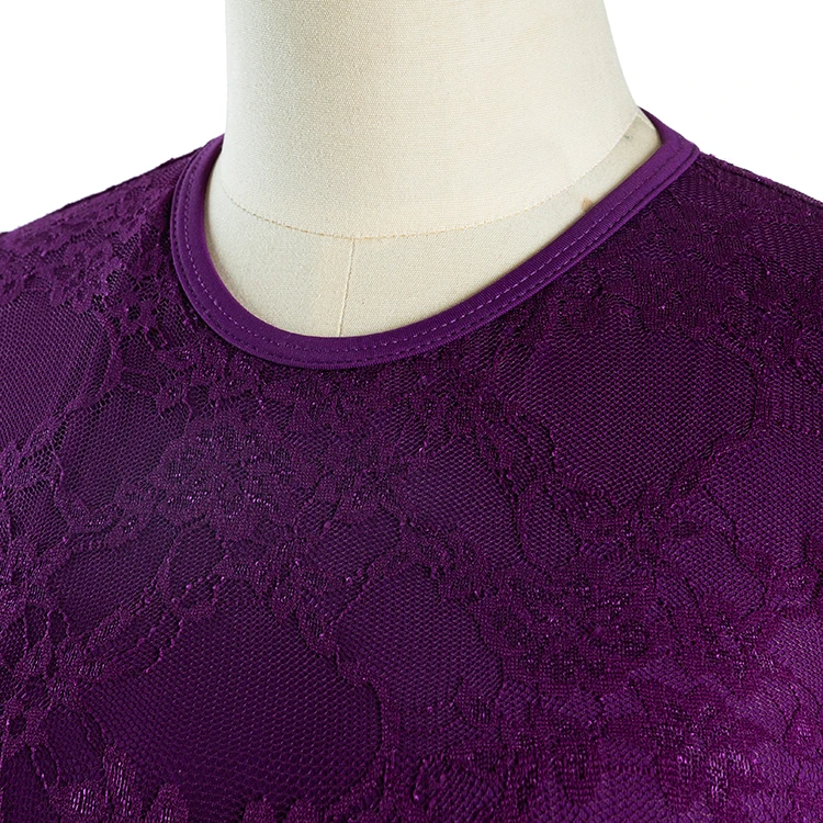 New Design girls dace wear lace leotards Ballet Training long sleeve invisible zipper Girls Dancewear