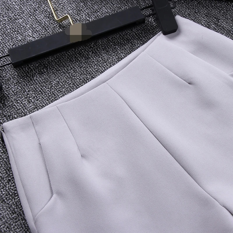 Wholesale New Fashion Women Hot Suit Shorts Pants Solid Color Lady Slim A-line All-match Summer Black Casual Suit Shorts