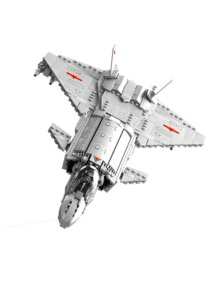 Gaomisi T3013 J20 боевые ножи игрушки военные строительные блоки летающая модель Монтессори набор для строительства игрушек
