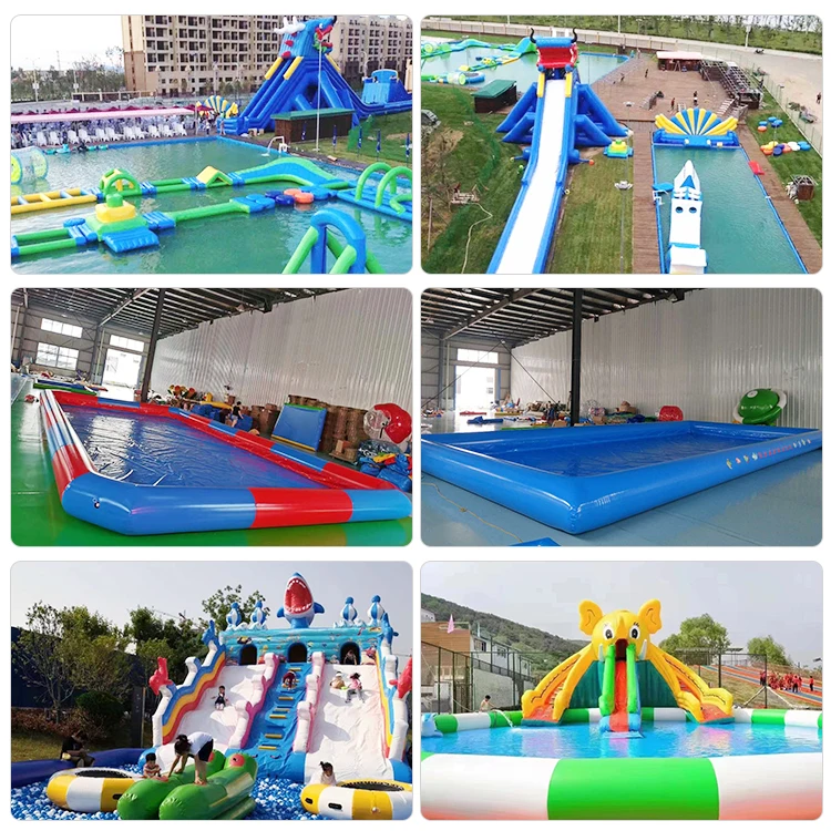 theme inflatable theme park bounce house commercial castle inflatable playground for kids