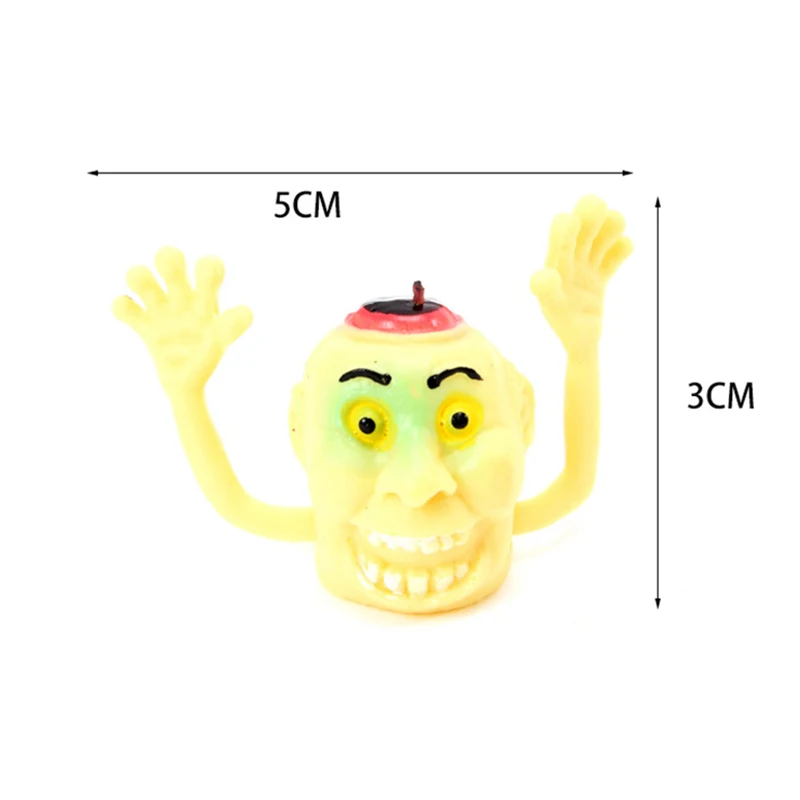Halloween tricky mini funny finger sleeve relieve stress squeeze accessories Halloween toy of finger puppet