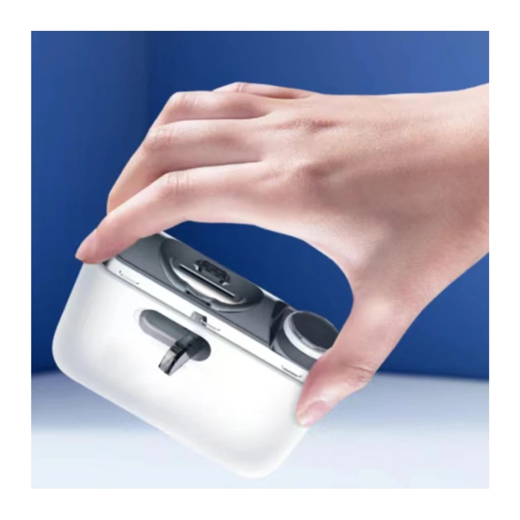 Nail Grinder Trimmer Polisher USB Rechargeable Kids Tool Baby Care Nail File 2 in 1 Electric Nail Clipper Cutter with Led light