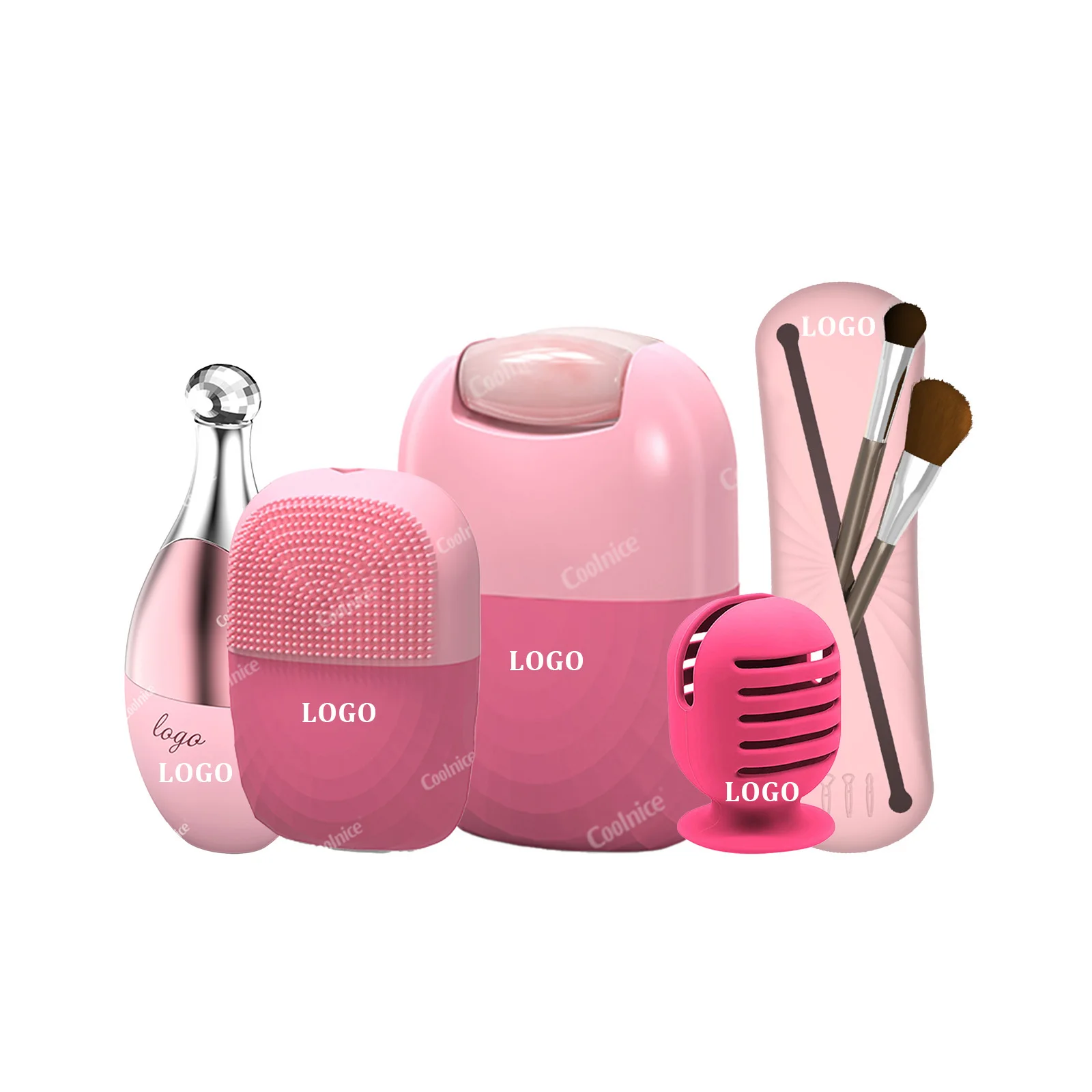 Newest corporate gift set luxury promotional makeup tool set facial skin rejuvenation equipment beauty