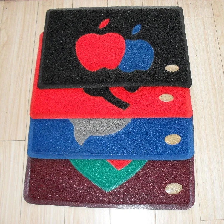 Factory Price Welcome Noodle Entrance Door Mat PVC Coil Mat