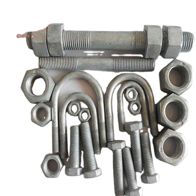 
Hot Dip Galvanized Bolt with nut washer 
