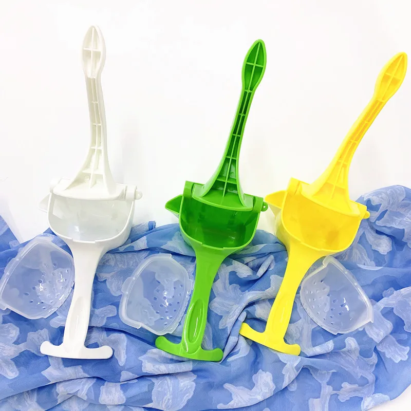 Plastic Kitchen Tools Zitronenpresse Citrus Orange Juicer Manual juice extractor Large Yellow Lemon Squeezer