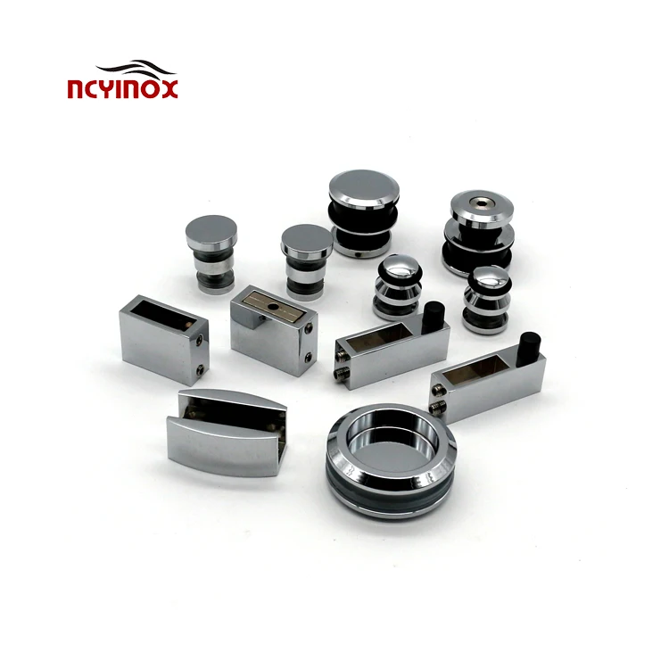 American Hot Sell Glass Sliding Door System Shower Room Stainless Steel Sliding Door Hanging Wheel