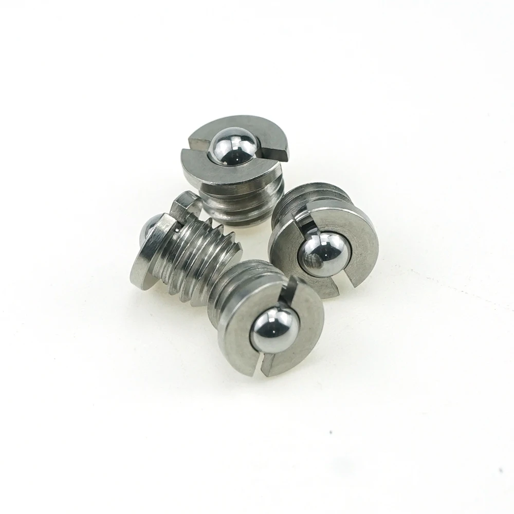 Factory Wholesale Housing Spring loaded plunger slotted Flanged ball spring plunger