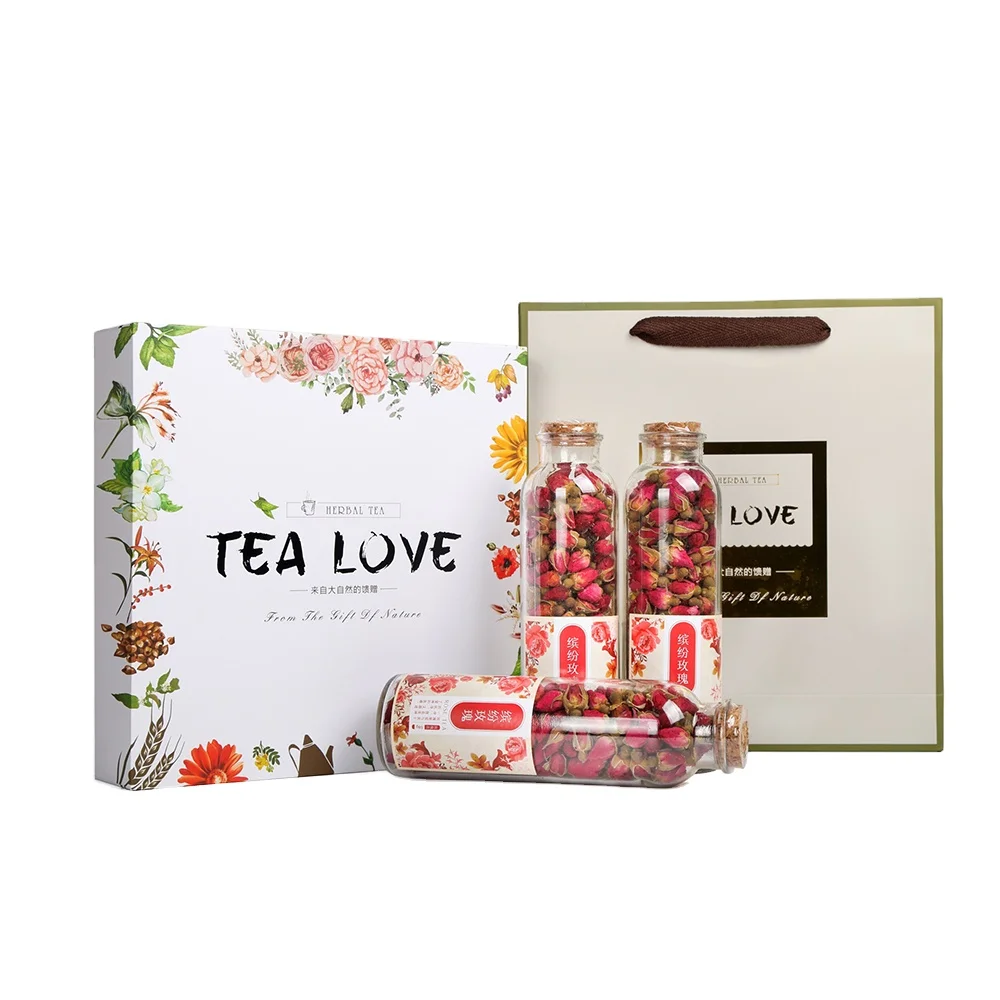 Factory Price France Rose Tea Food Grade Dry Red Rose Buds OEM