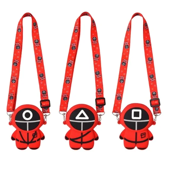 Hot Sell 2021 Game Keychains Bag Toy Coin Purse Fidget Toys Push Bubble Cute Wallet Simple Figet Kids Christmas Gifts