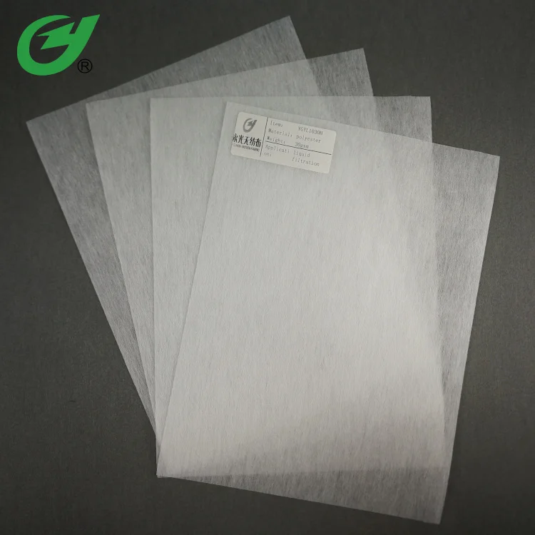 
30gsm Polyethylene Liquid Filtration Fabric Industry Liquid Filter Non Woven fabric Rolls Industrial Oil Filter Paper  (1600252750946)