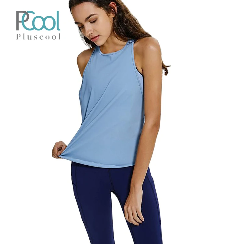 Slim Fit Tank top Polyester Elastane Tank Top Ladies Singlet athletic tank top