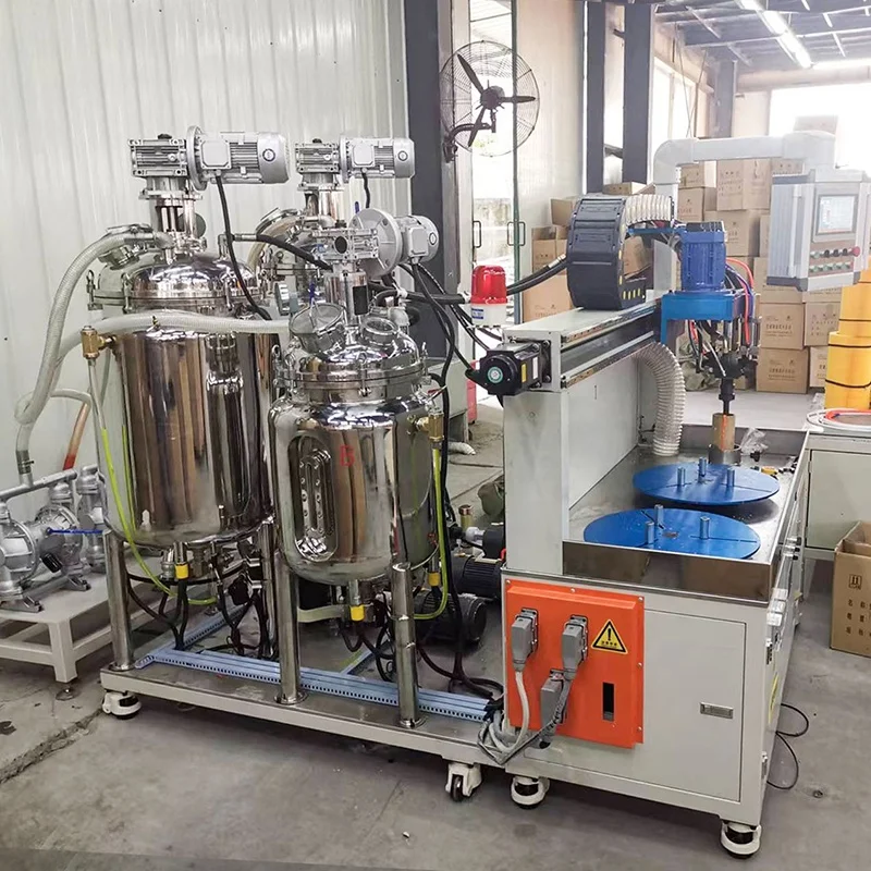 Factory Wholesale end PU glue Injection Machine For Heavy Duty Air Filters (double station)