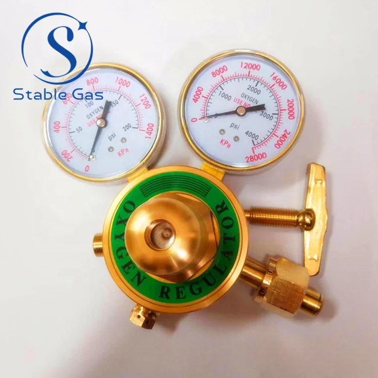 Best Selling All Brass Material Regulator High Pressure Industry  Oxygen Regulator