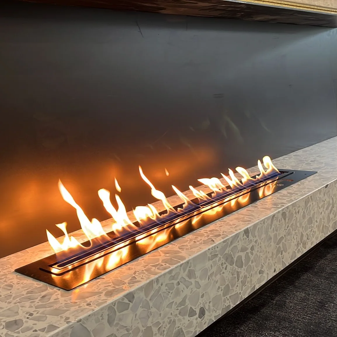 Hot Sale 72 inch ethanol fire place wifi ethanol fire place