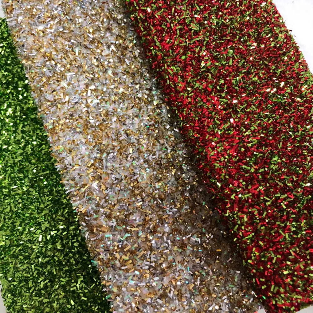 2019 new popular glitter tinsel fabric for making crafts for christmas and halloween