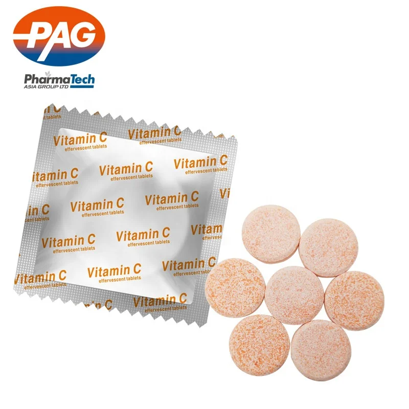 Private Label Health Care Oem Formulated Vitamin C Multivitamin 1000Mg Effervescent Multivitamin Tablets