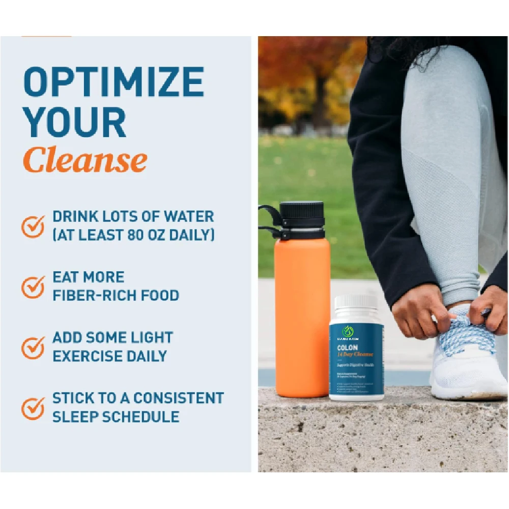 Hot Sale Private Label Colon 14 Day Cleanse Capsules Advanced Gut Cleanse Detox Supports Digestive Health for Women & Men