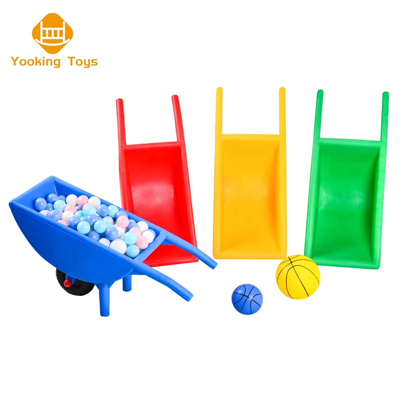 2022 Popular Kids Baby Toys Educational Games Education Toy Kindergarten wheelbarrow Balanced Trolley Single Wheel