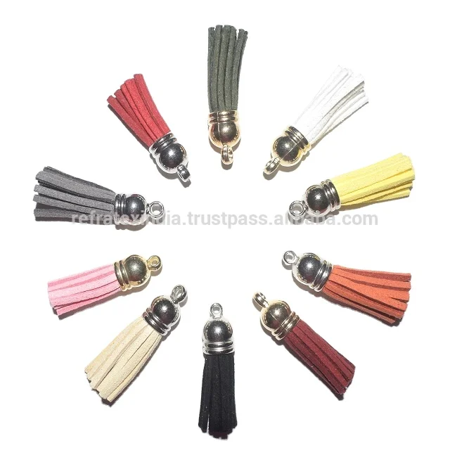 FASHION SUEDE LEATHER TASSELS FOR BAGS, FASHION ACCESSORIES