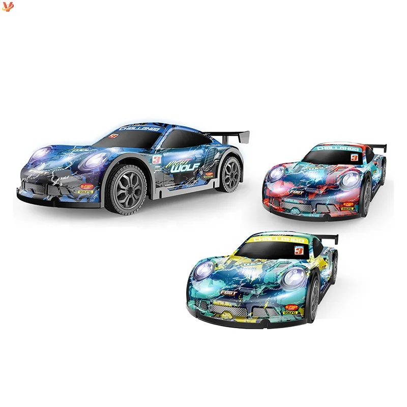 Four wheel drive RC drift remote control Car Cool Led Lights USB Battery 4WD Racing Electric Cheap Cars Toys For Children Gift