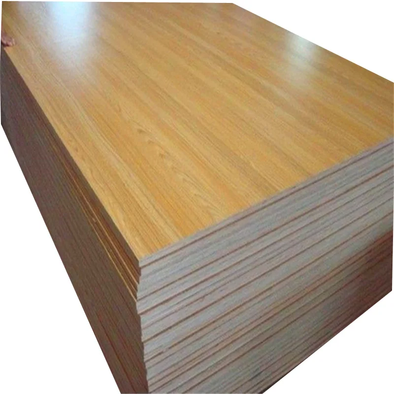 Melamine Plywood 17mm 18mm Melamine Laminated Block Board Plywood for Cabinet