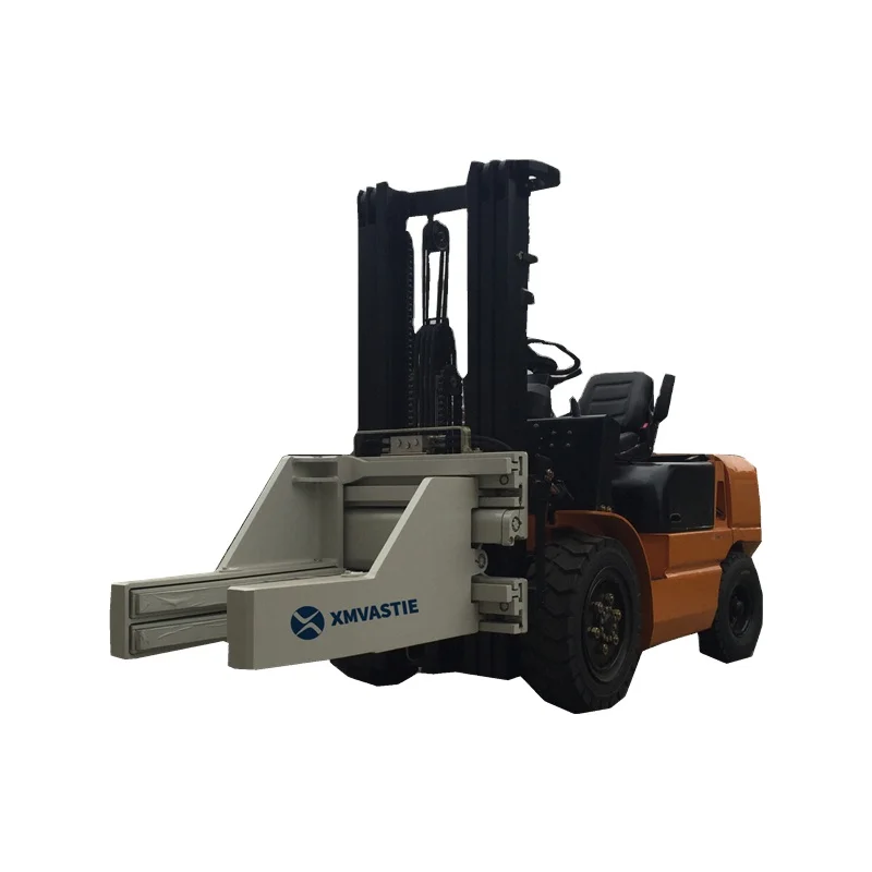 Diesel/LPG/electric forklift with XMVASTIE block clamps for bricks handle or side shift options