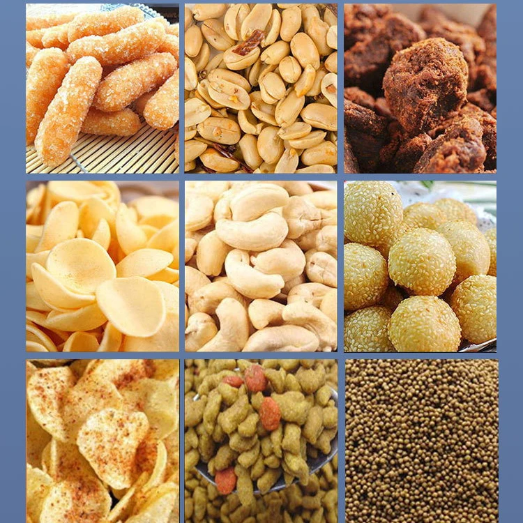 High Quality Seasoning Powder Mixing Blender Machine Popcorn Peanut Flavor Coating Beef Potato Chips Octagonal Mixer Machine