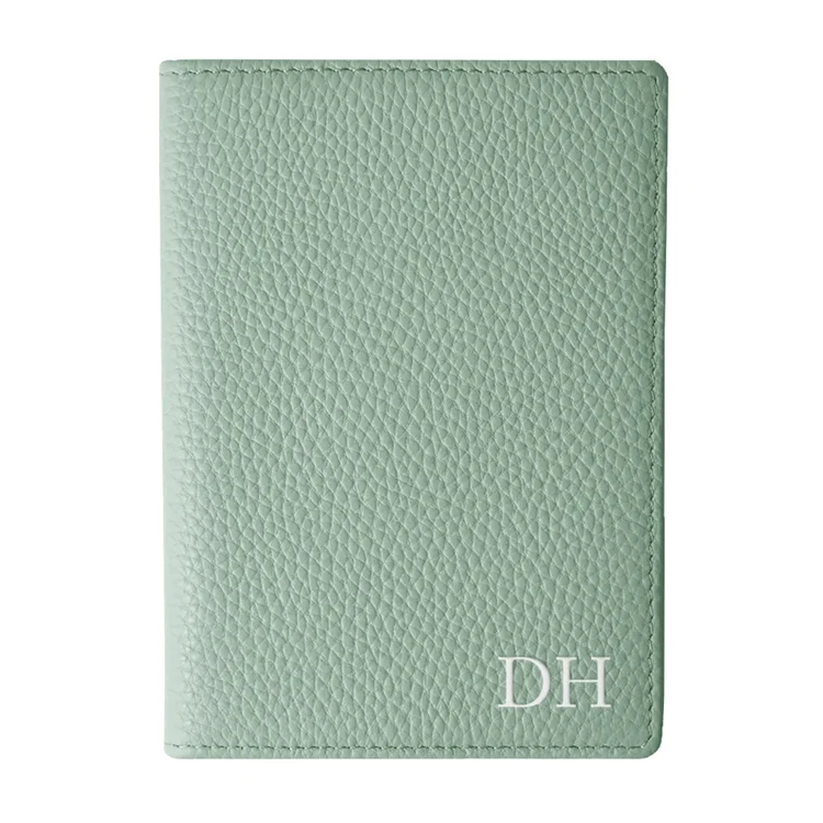 Customised designer travel passport card cover holder wholesale bulk blank genuine leather passport cover