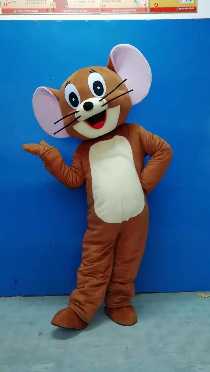 Hot Selling Cartoon Adult Tom And Jerry Mascot Costume Movie Mouse Cat Costume For Cosplay Parade Holidays Performance