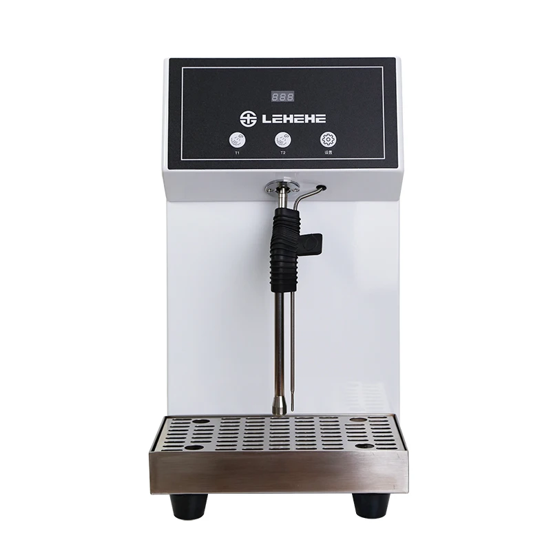 LEHEHE White Swan Series DZ22-5D Single Milk Steamer 5L Boiler Steam Milk Bubbling Machine For Milk Tea Chain Store