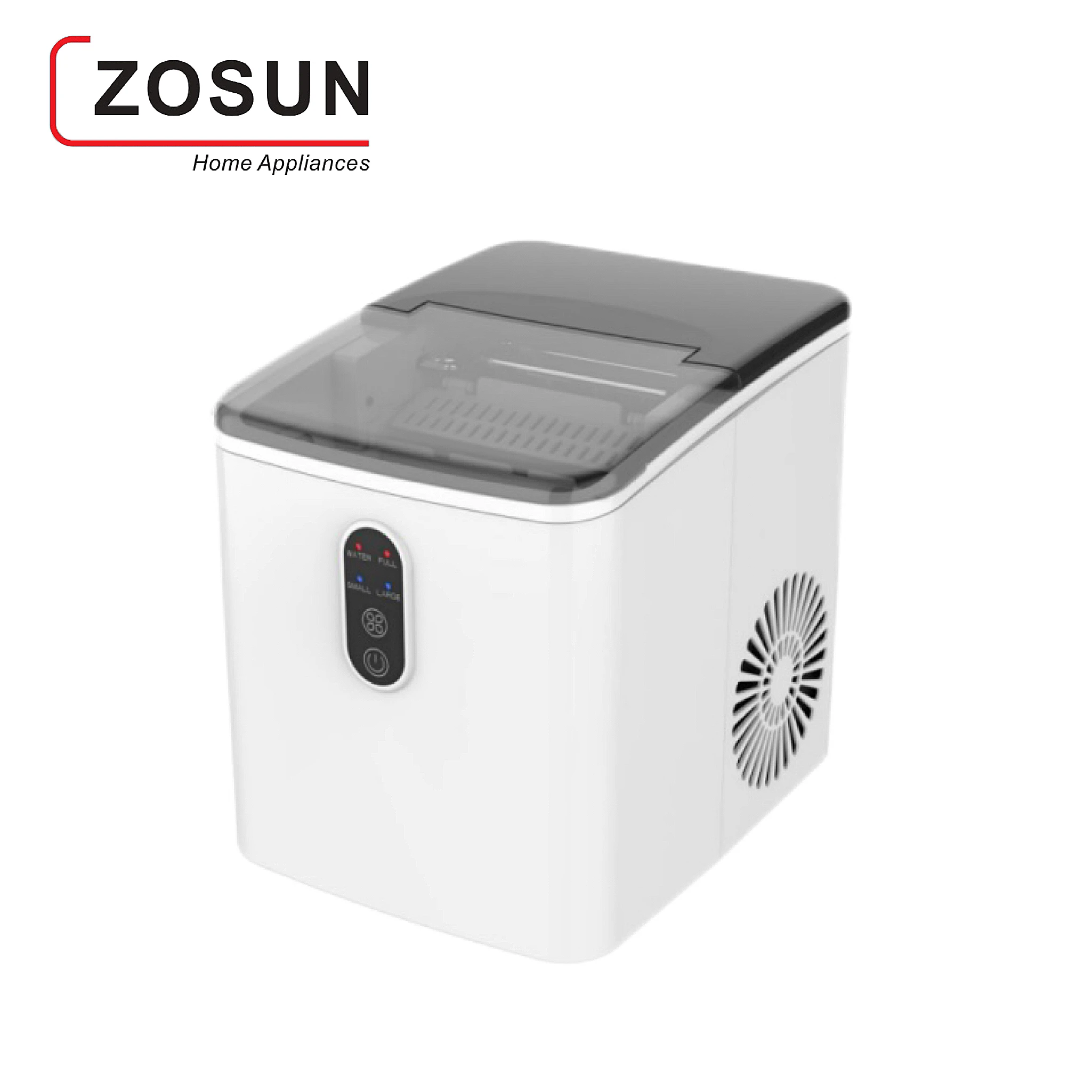 ZOSUN IM-1211 Portable Household Self-cleaning Countertop Electric Ice Maker for Kitchen