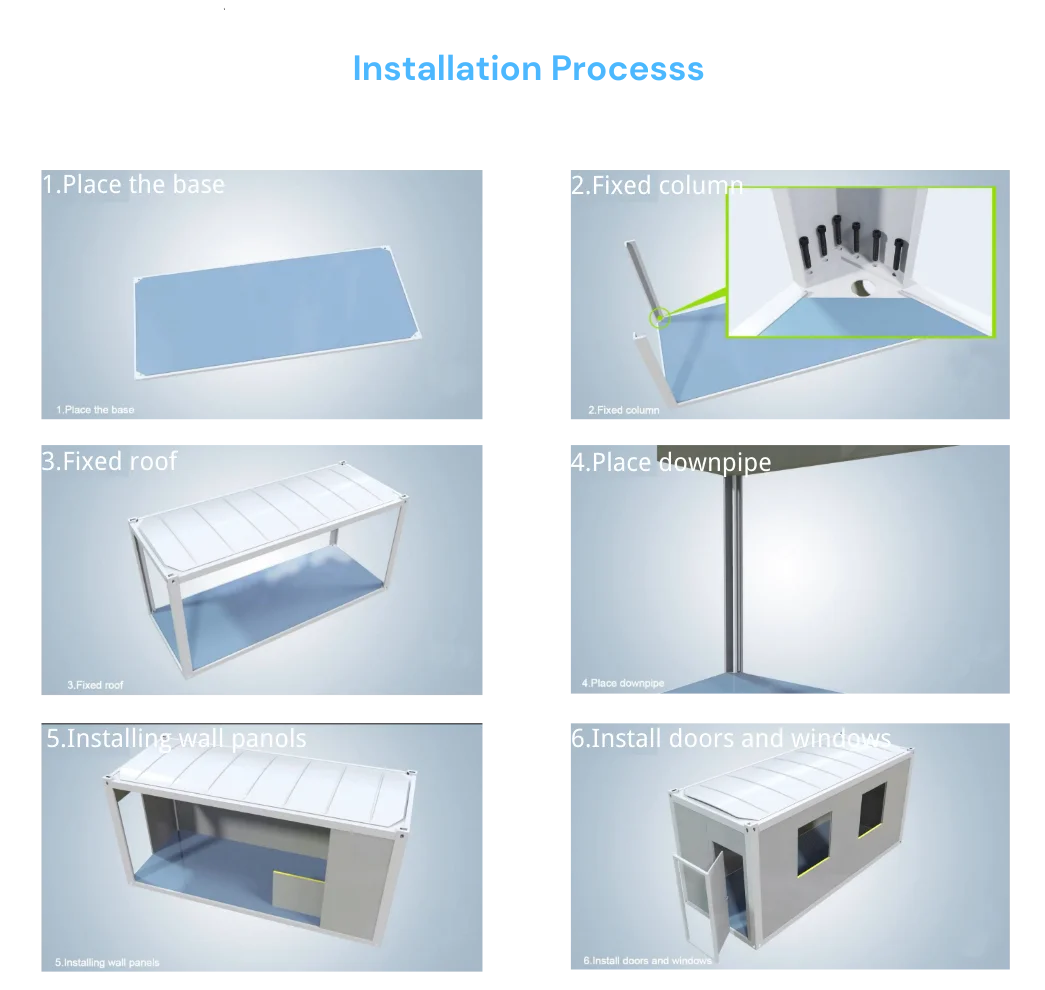 Hot Sale Wholesale Mobile Home With Sauna House Hold Travel Cheap Garnent Steamer Portable Modern Prefab Homes Under 50K